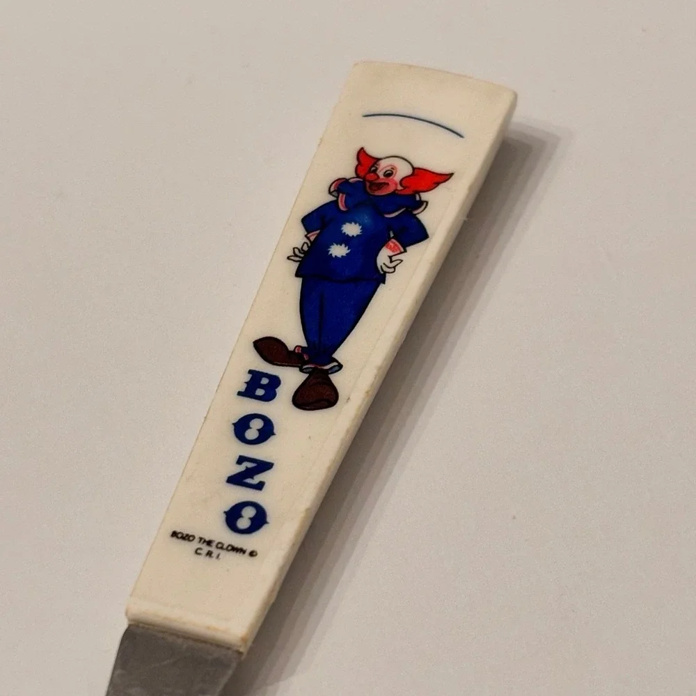 Bozo The Clown Fork Vintage Collectible 70's Vintage Utensil Child Toddler Rare